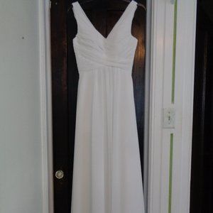 Christina Wu Size 0 White Formal Dress